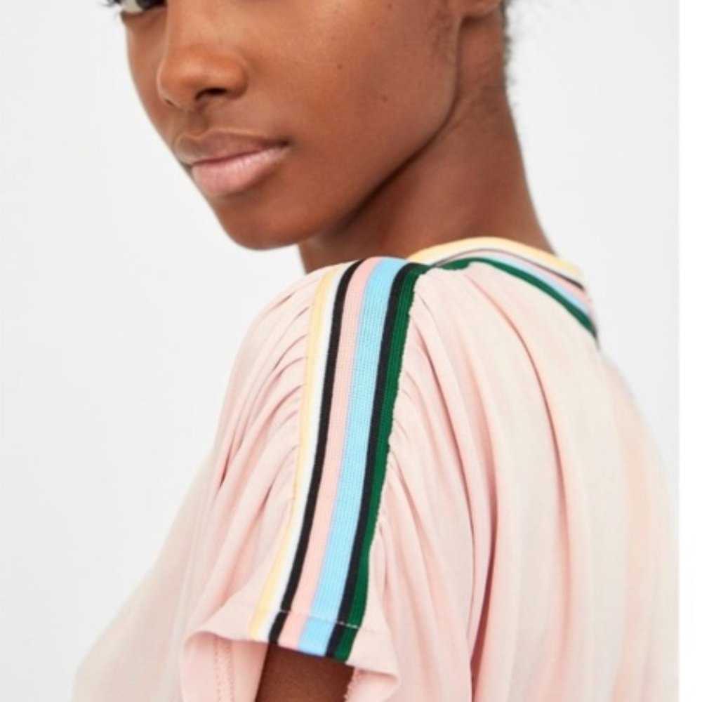 Zara Pink Midi Dress - Picture 3 of 6